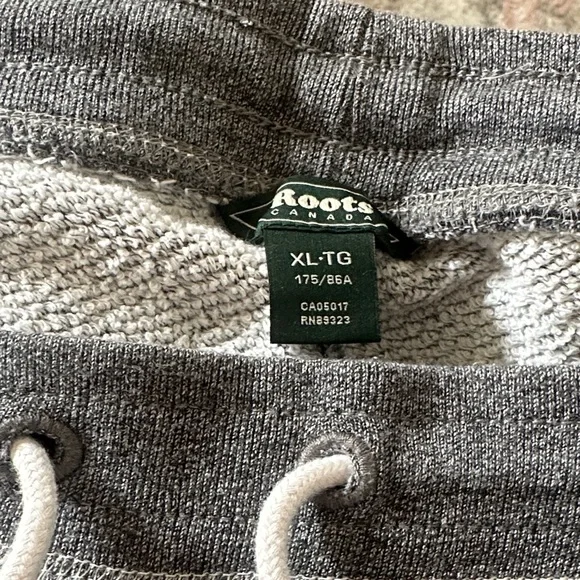 Roots Gray Drawstring Sweatpants - Picture 2 of 4